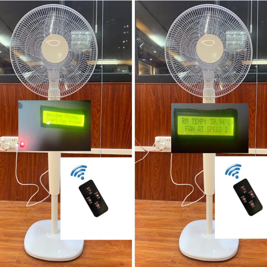 automatic remote controlled AC Fan