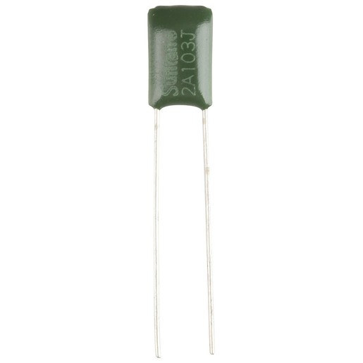 10nF polyester capacitor used in the design