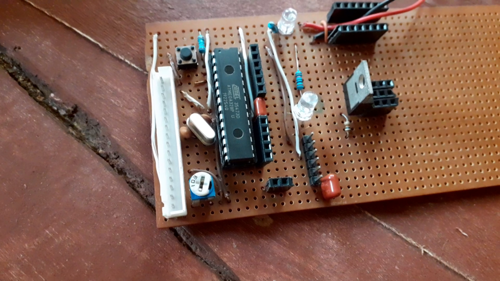 soldering IoT hydroponics circuit diagram project
