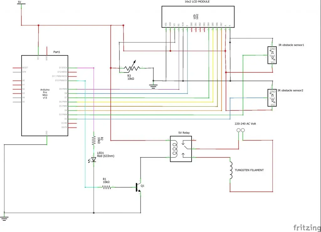 Visitor Bidirectional Counter Using IR sensors Arduino