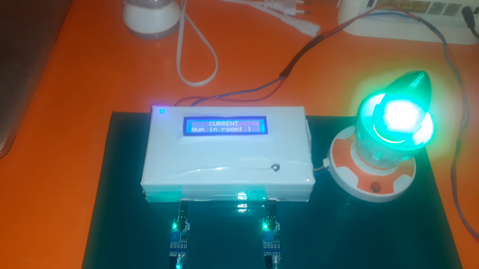 Visitor Bidirectional Counter Using IR sensors Arduino, Infrared ...