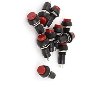 RED PSH BUTTON SWITCH