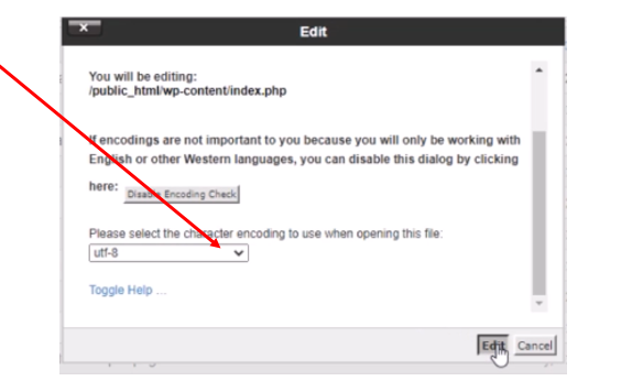 utf-8 encoding character selection