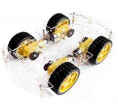 Buy Electronics Components for Project, School Assignments and Seminar: 4 wheel drive robotic chassis