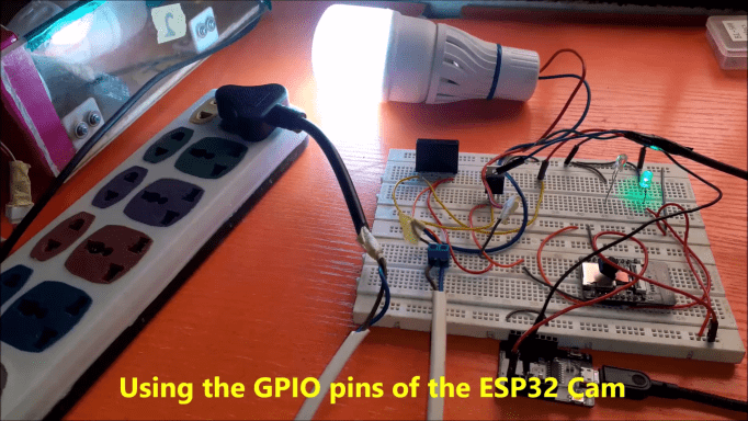 ESP32 AC light bulb Arduino