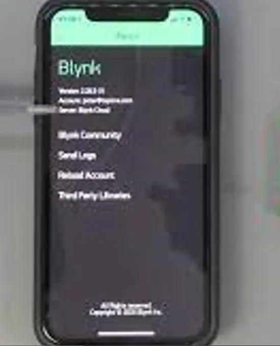 install the Blynk app from playstore