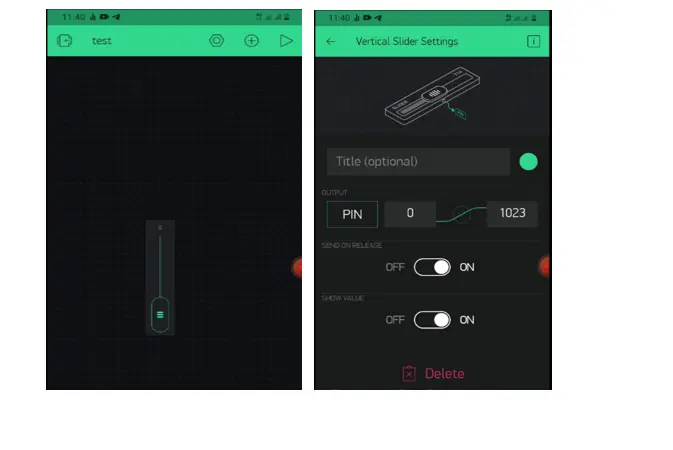 Adding a Widget on Blink App
