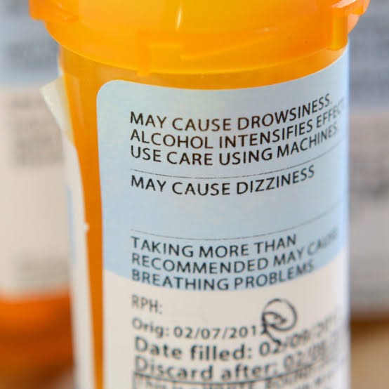 Medical Labels On Prescriptions