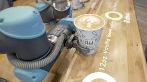 Seattle entrepreneurs use robots to prepare coffee and pizza.