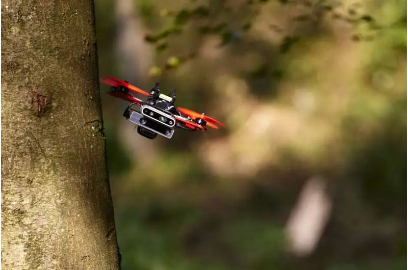 Open hardware and software Autonomous quadrotor maneuvers around obstacles quickly.
