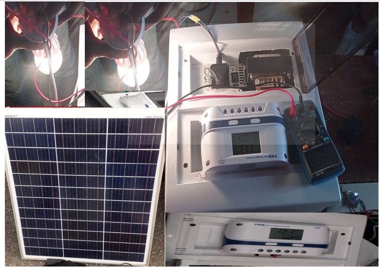 0.5kva solar based inverter project