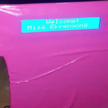 Classroom attendance surveillance LCD display welcome message