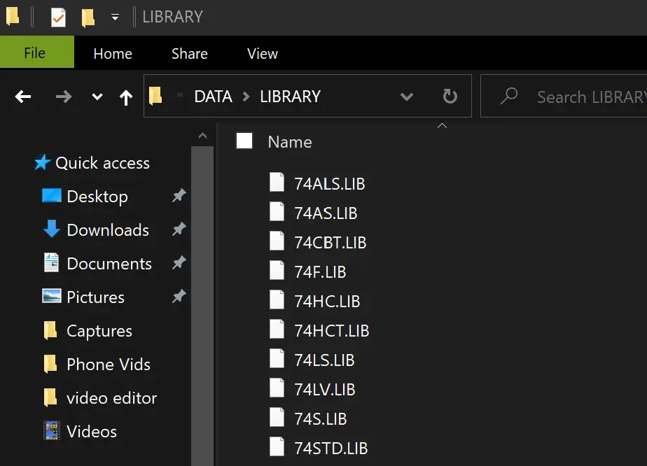 Proteus library