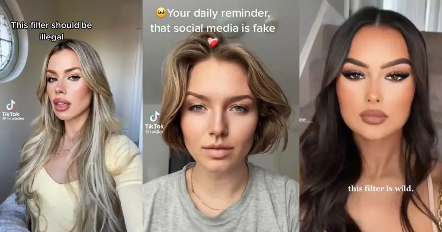 TikTok filters using artificial intelligence