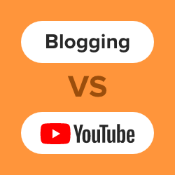 create a blog or make a YouTube channel 
