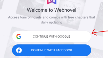 How to Login to Webnovel with Google Books