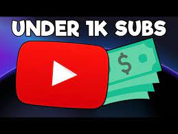 How to Make Money on Youtube With Less Than 1000 Subscribers