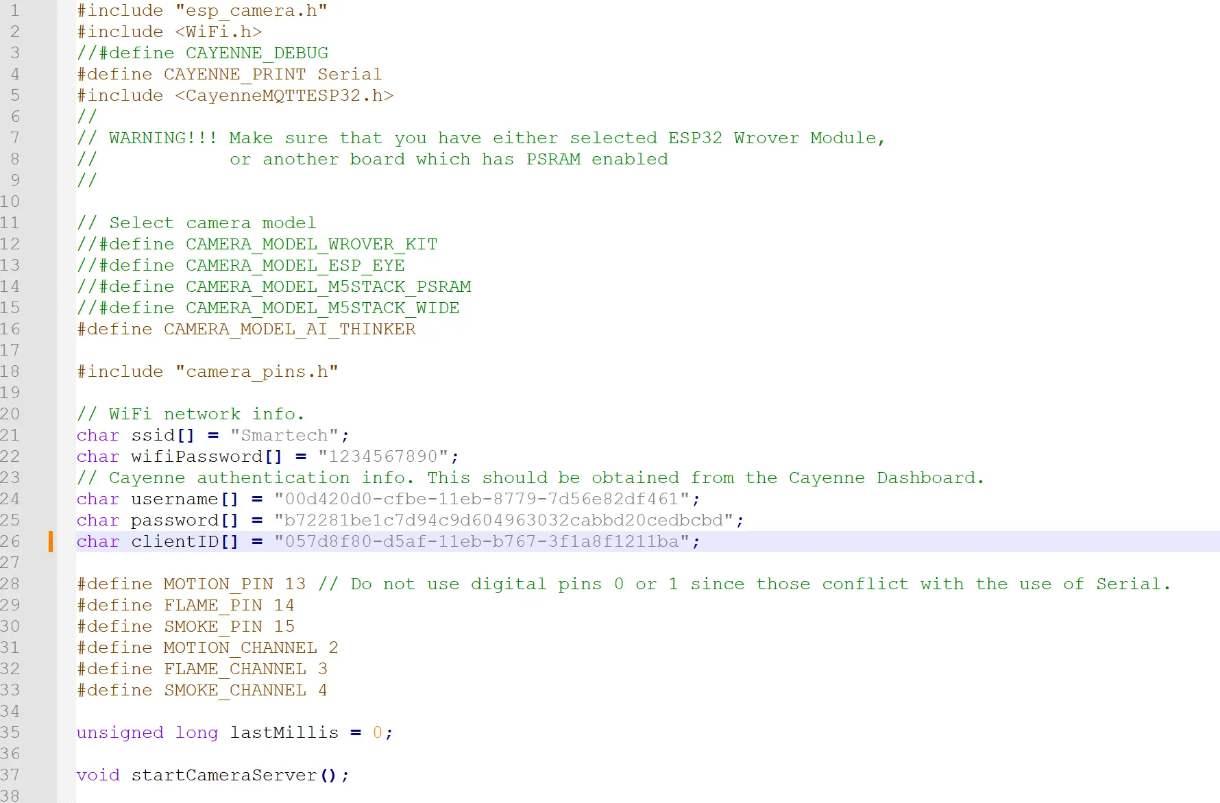 The source code explanation