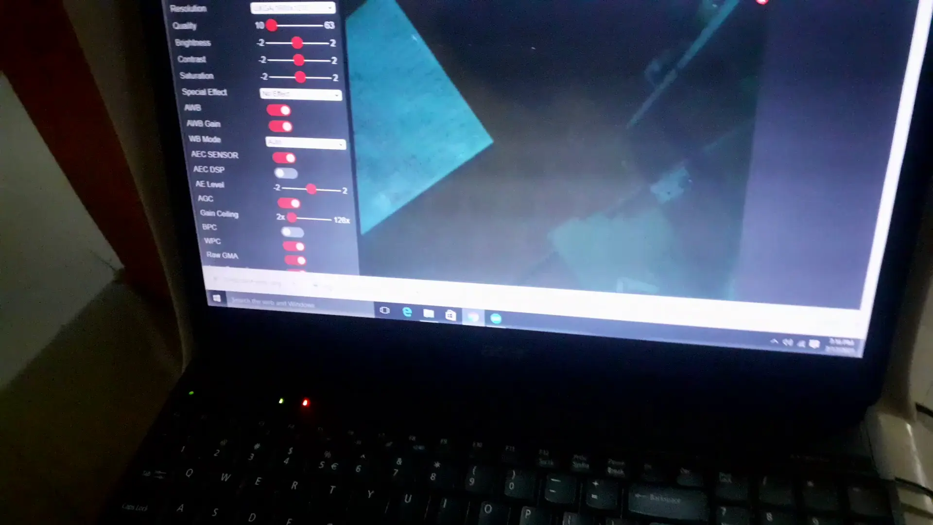 real-time video surveillance feed