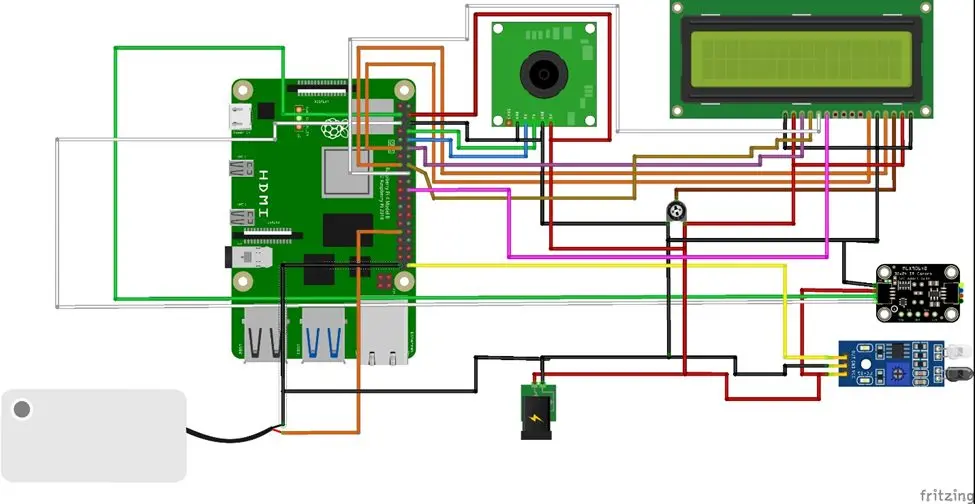 The complete circuit diagram