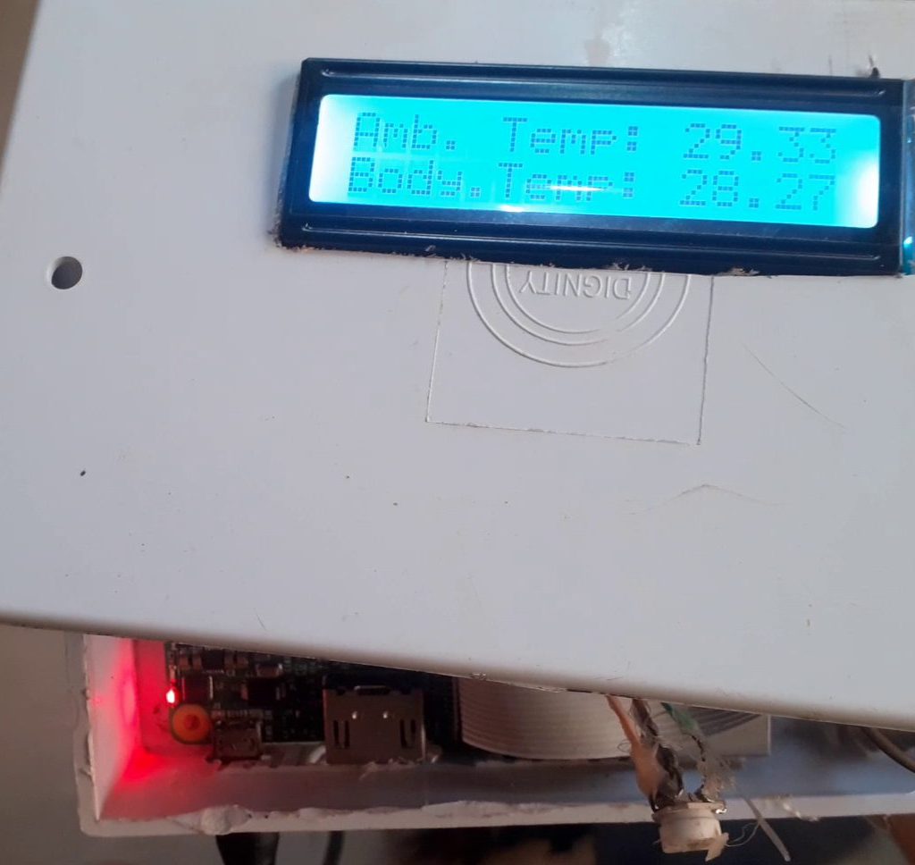 Raspberry Pi Face Mask Recognition And Temperature Project