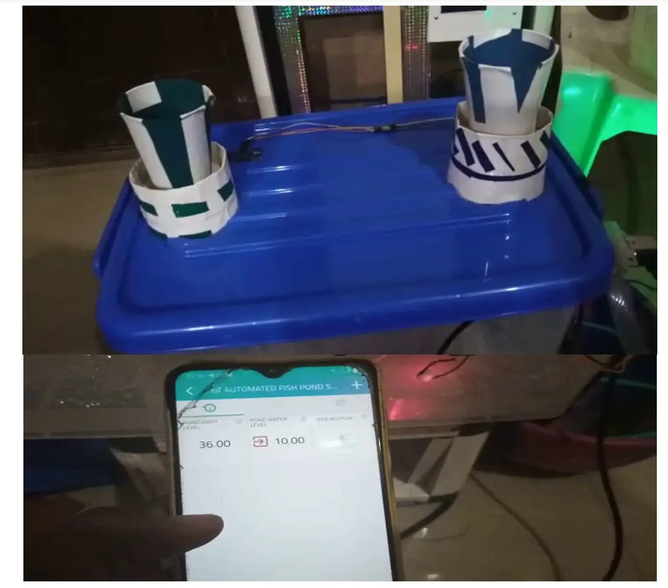IoT based automatic fish pond feeder