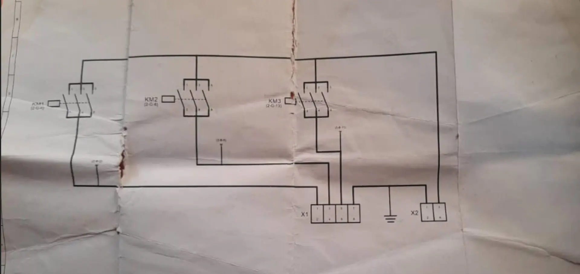 The power schematic diagram