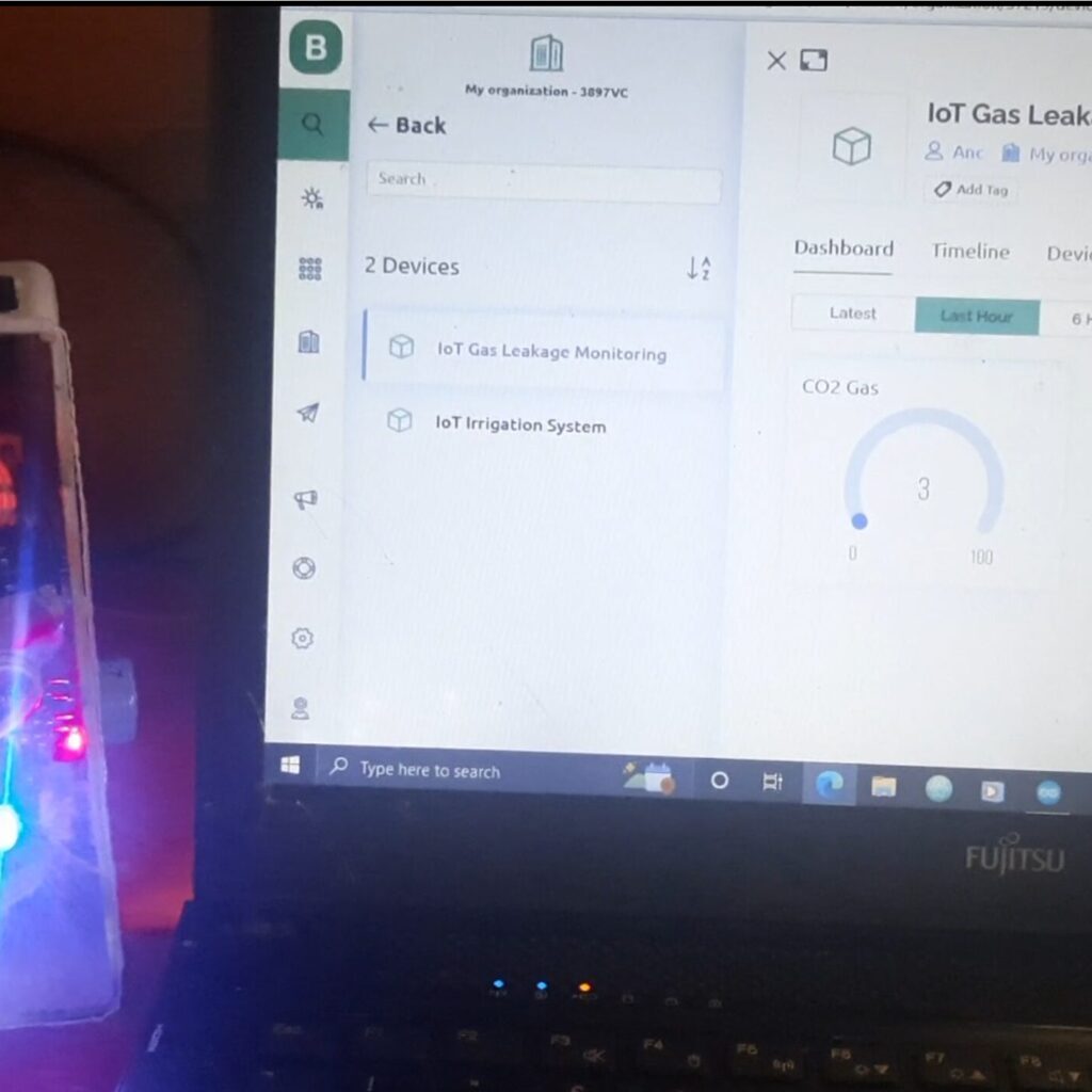 The Gas Leak Detector with Arduino and Blynk IoT