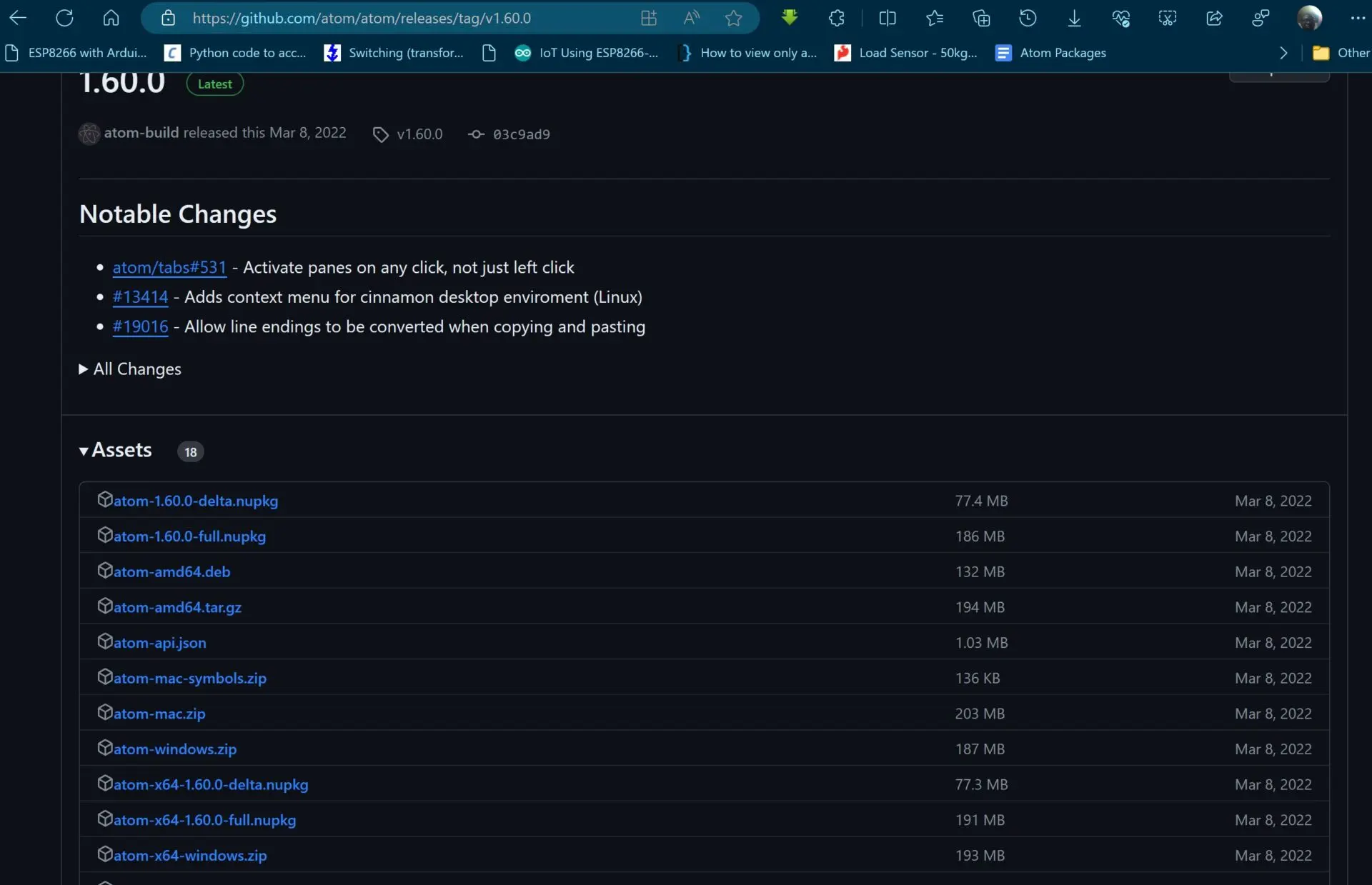 Download the Atom editor zip file