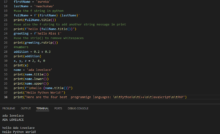 creating whitespace in python