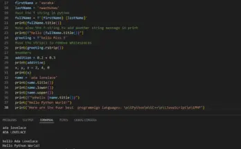 creating whitespace in python