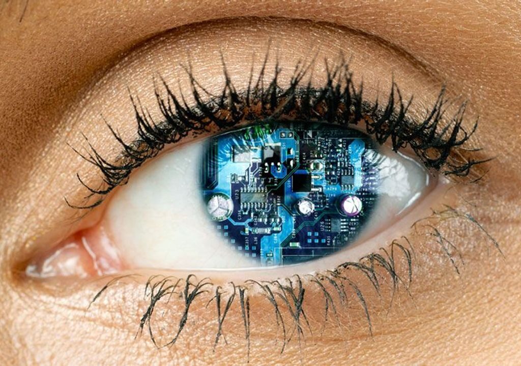 A bionic eye implant