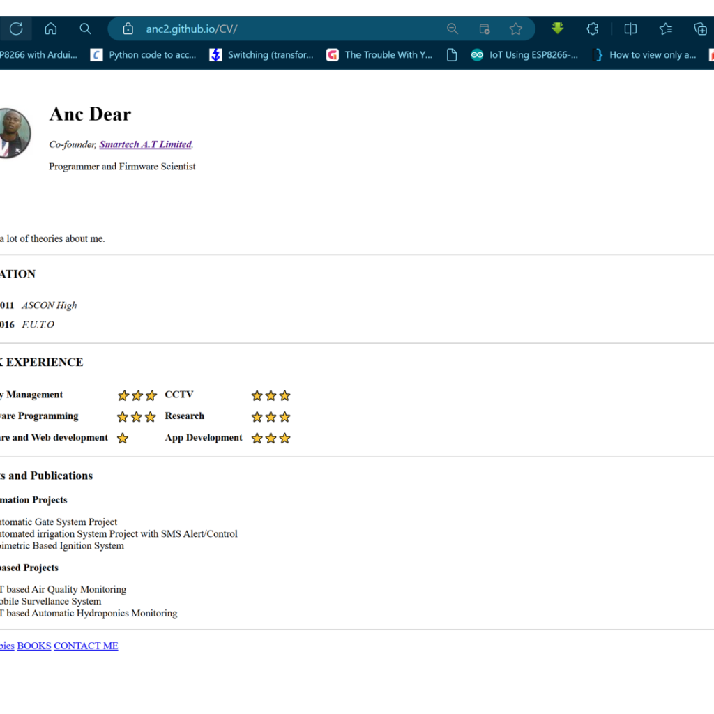 publish your HTML website online