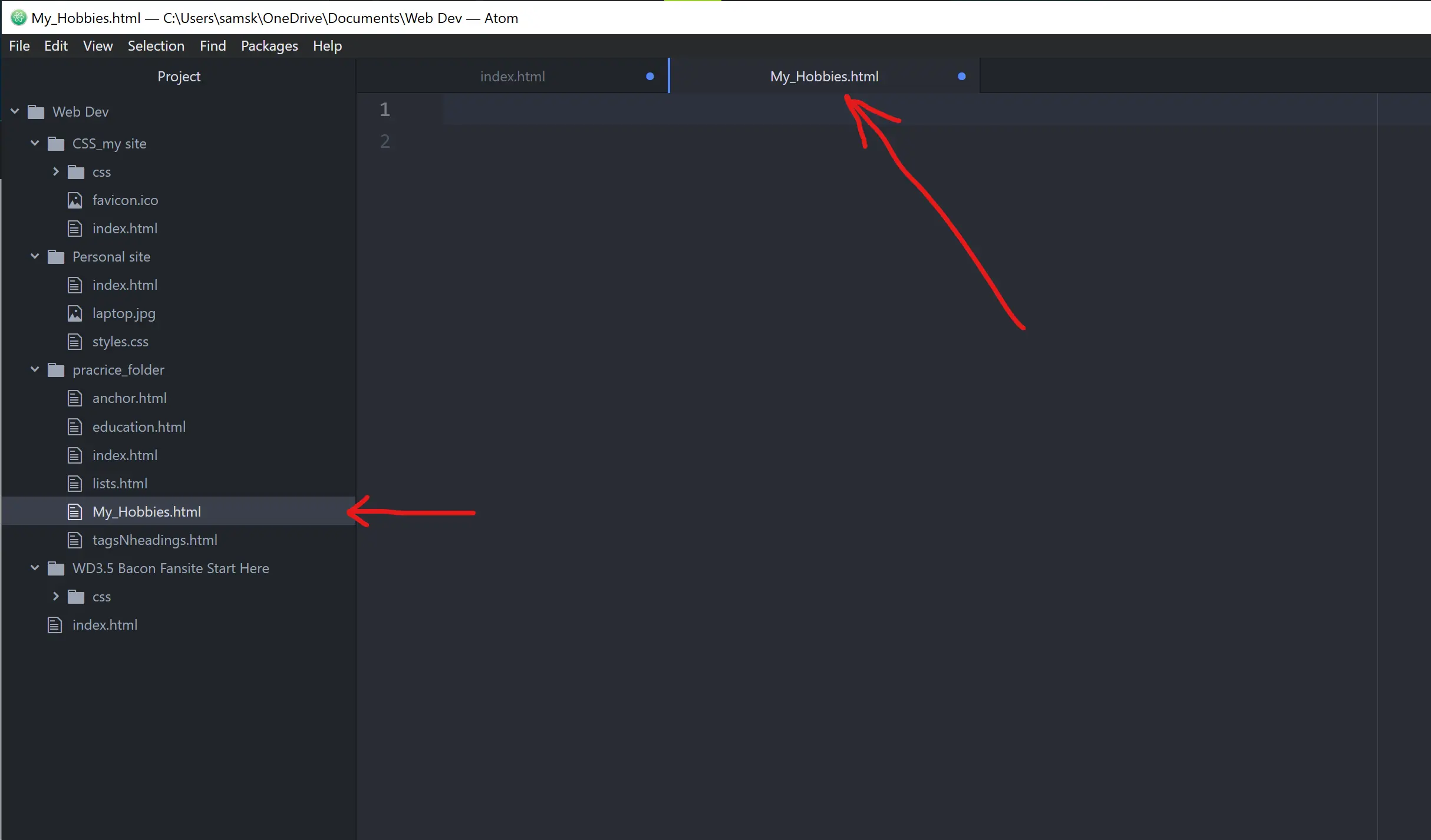 how to add internal links in HTML