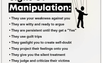 Warning Signs of Manipulative People