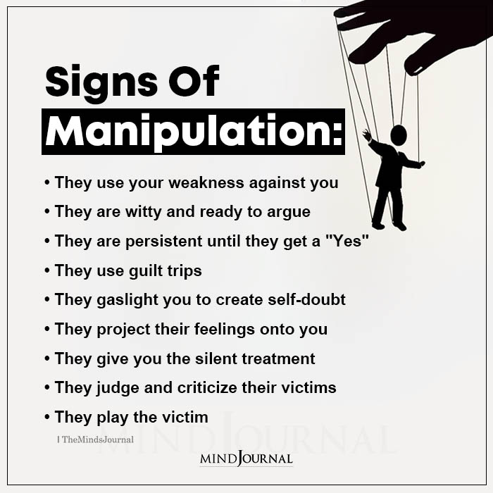Warning Signs of Manipulative People