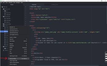 how to debug your code: html code snippet