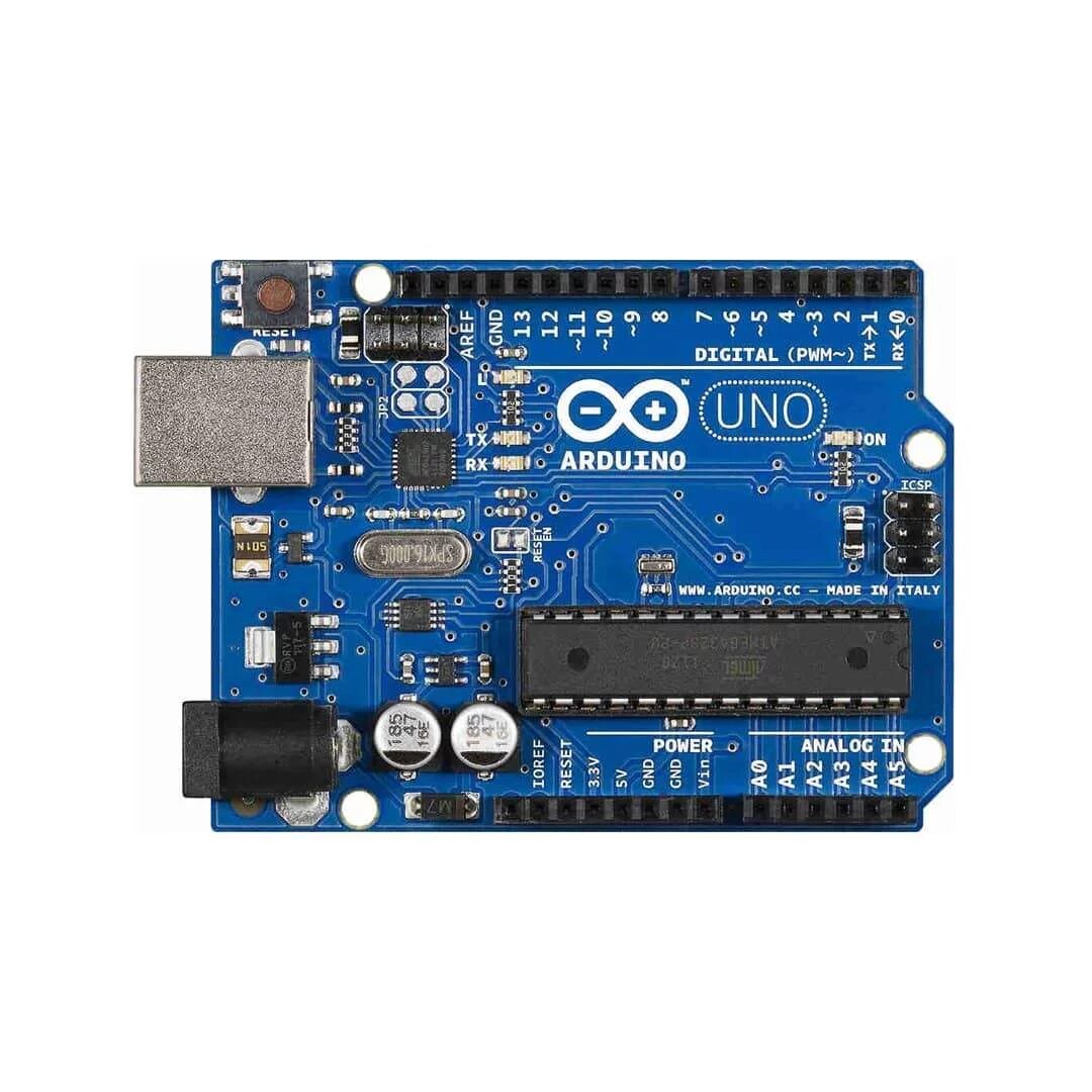 The Arduino uno board