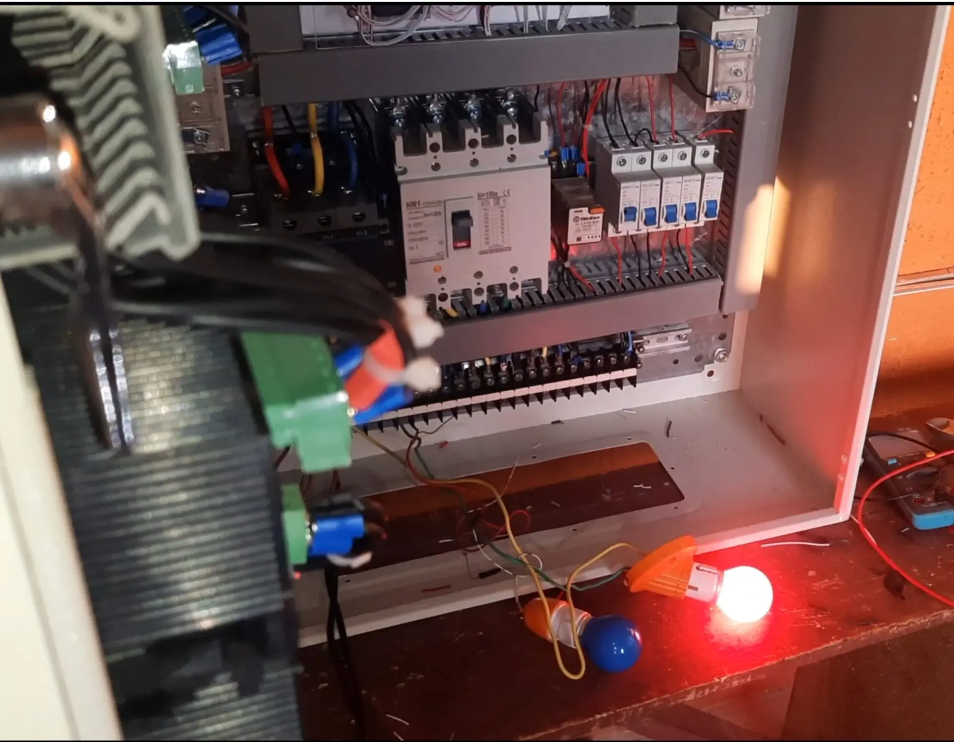 The final inspection of the control panel design