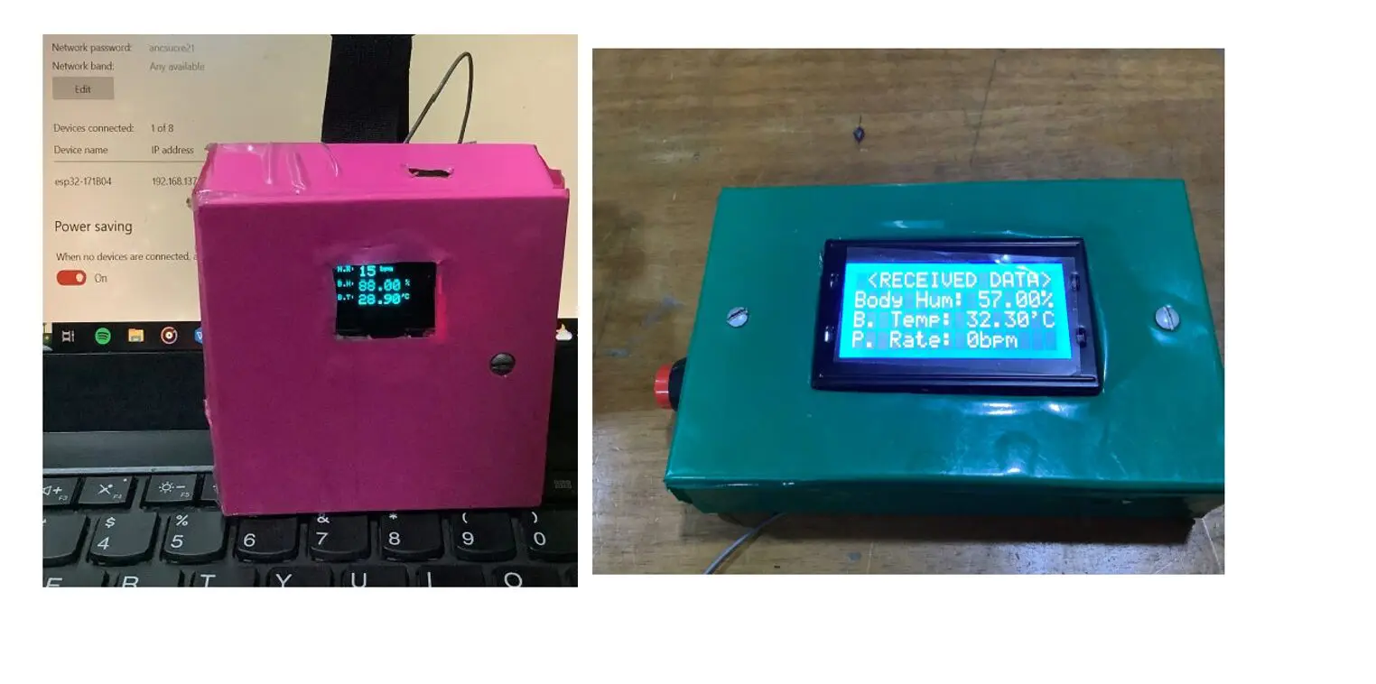 The result of the IoT Pulse monitoring project using LoRa