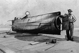  The Confederate submarine