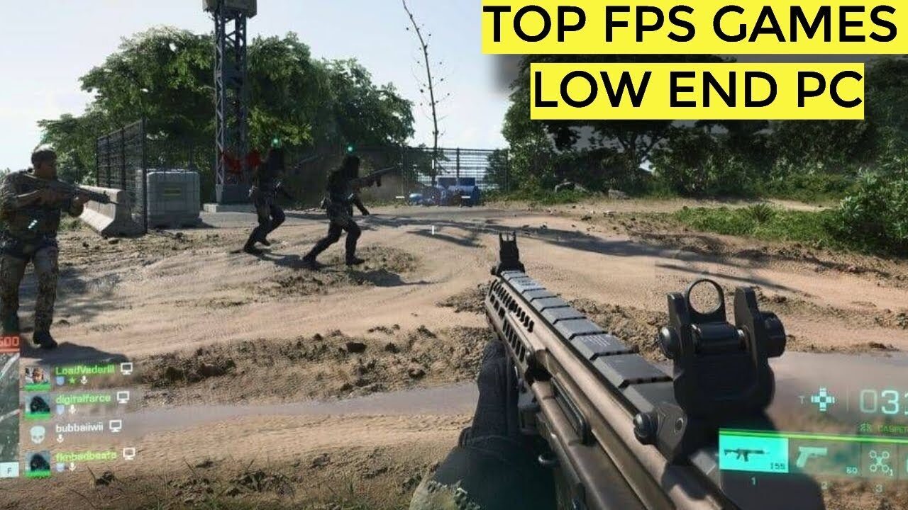 Top 5 FPS Games for Low-End PCs