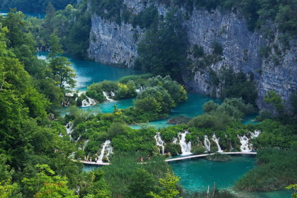 The Majestic Plitvice Lakes National Park, Croatia