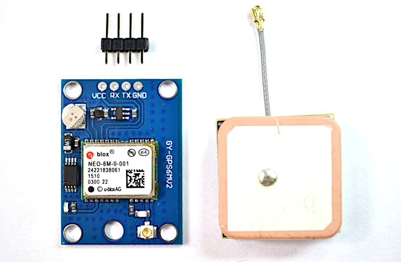 The GPS module, Neo-6M used for the livestock tracking project