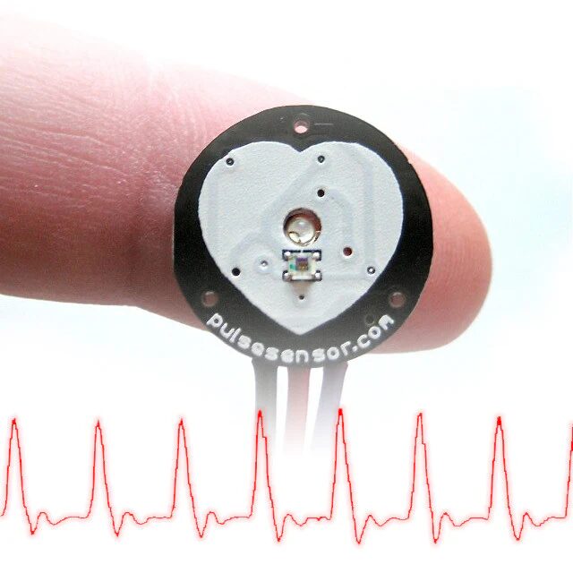 heart shaped pulse sensor module