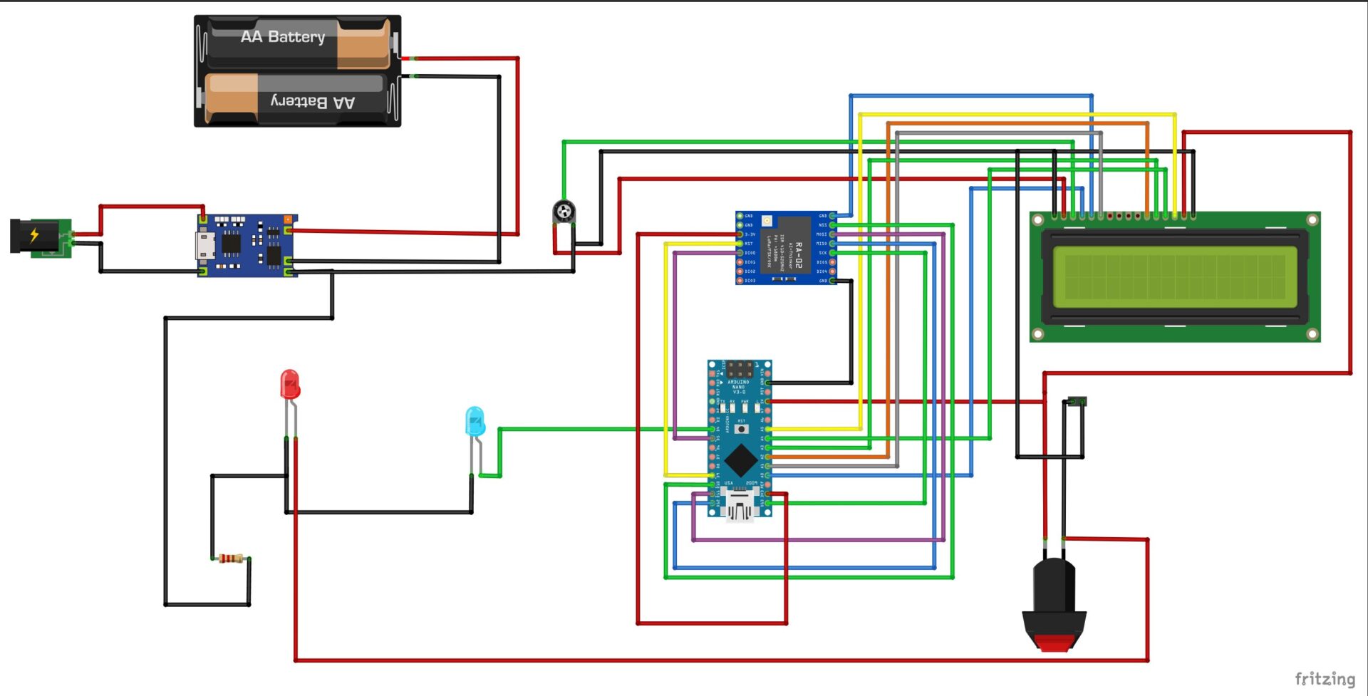 Smart livestock tracking project design (receiver side) 