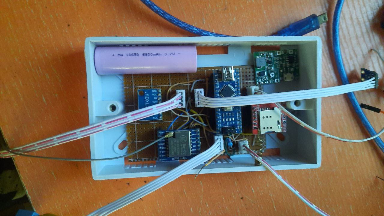 Assembling the transmitter side on a 3x6" box