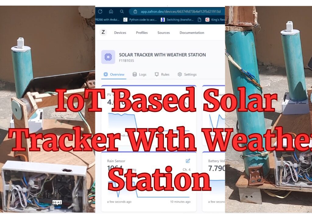 solar tracker with weather station design