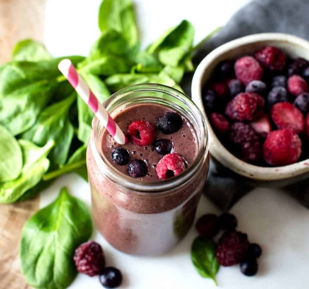 Berry and Spinach Smoothie