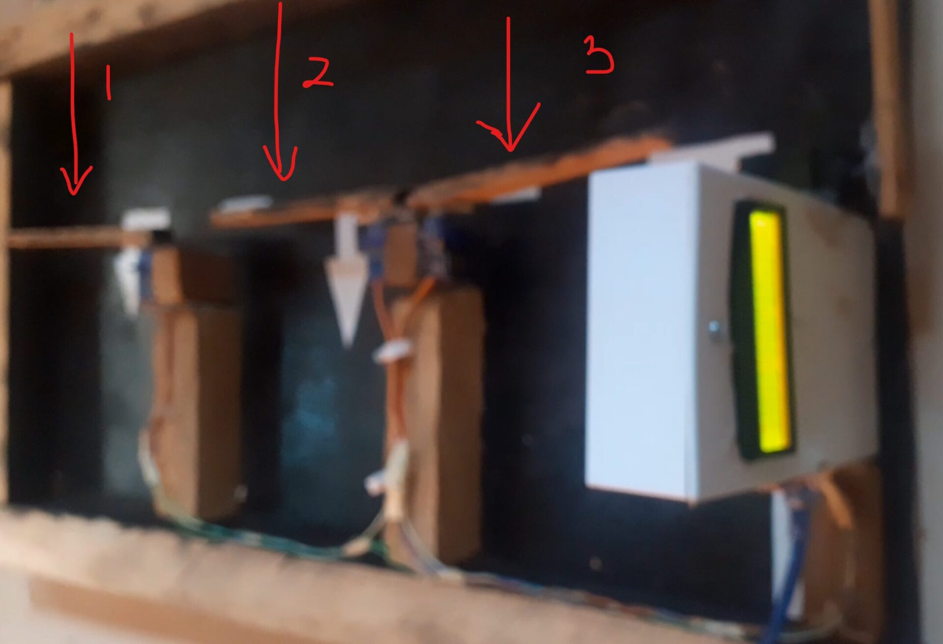 The parking slots of the RFID parking system